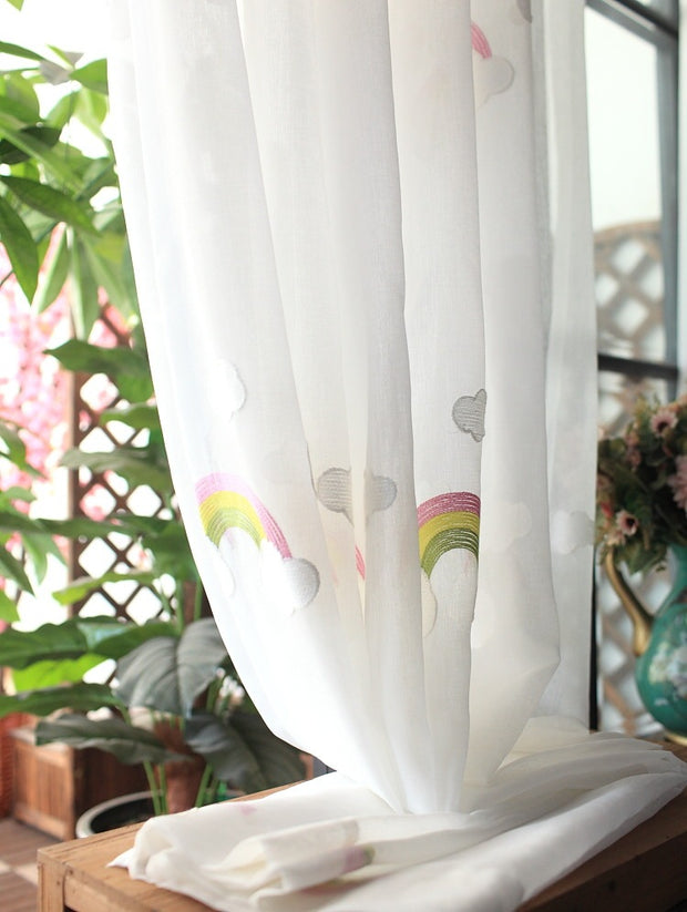 Rainbow Mesh Curtains