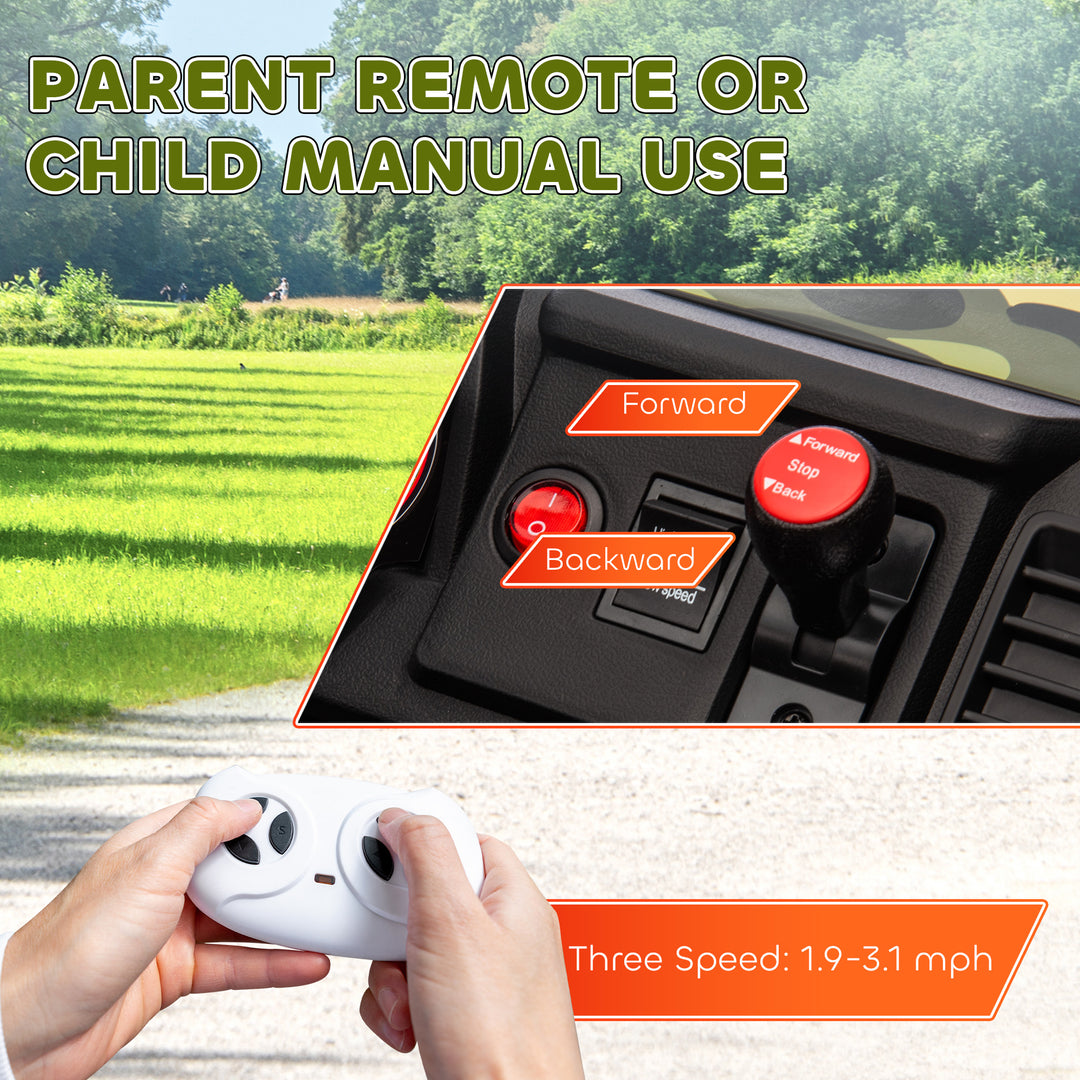 Kids Electric Car with Parent Remote Control