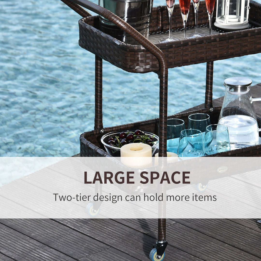 Rattan Outdoor Bar Table