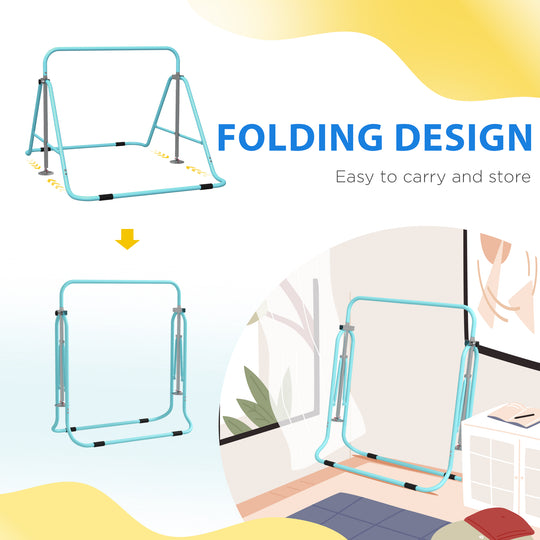 Folding Gymnastics Bar for Kids