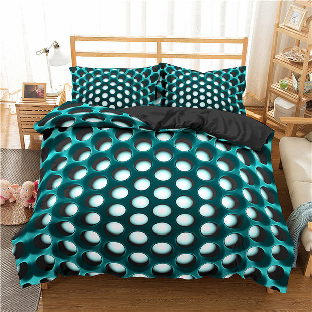 Digital Printing Three-piece Bedding Duvet Cover