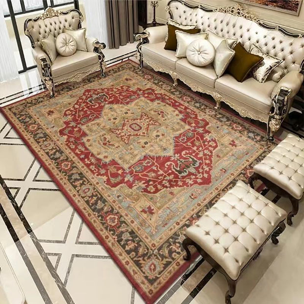 Vintage Bohemian Carpet for Living Room Mat