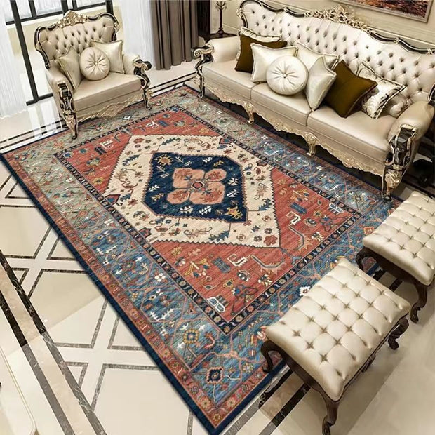 Vintage Bohemian Carpet for Living Room Mat