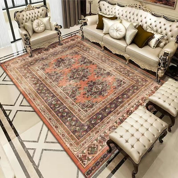 Vintage Bohemian Carpet for Living Room Mat