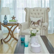 Embroidered Sofa Pillow Bedside Cushion Cover