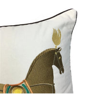 Embroidered Sofa Pillow Bedside Cushion Cover