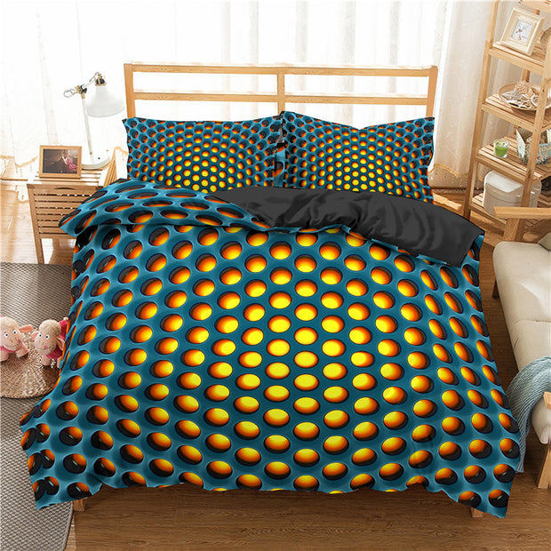 Digital Printing Three-piece Bedding Duvet Cover
