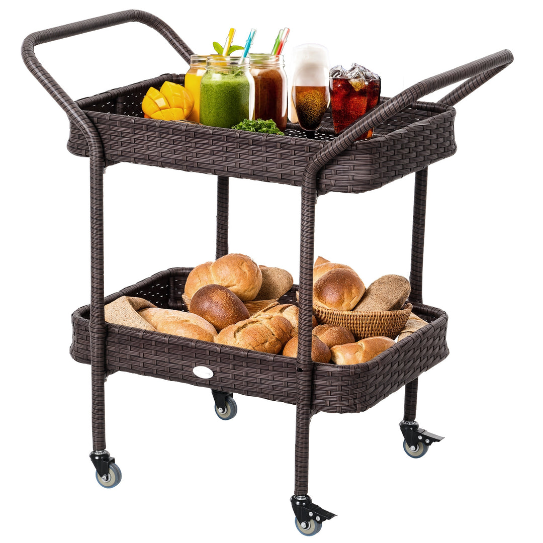 Rattan Outdoor Bar Table