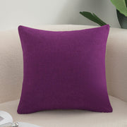 Solid Color Cotton And Linen Sofa Pillow Cases