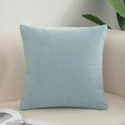Solid Color Cotton And Linen Sofa Pillow Cases