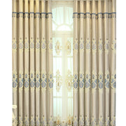 Crown European Embroidery Cloth Mesh Curtains