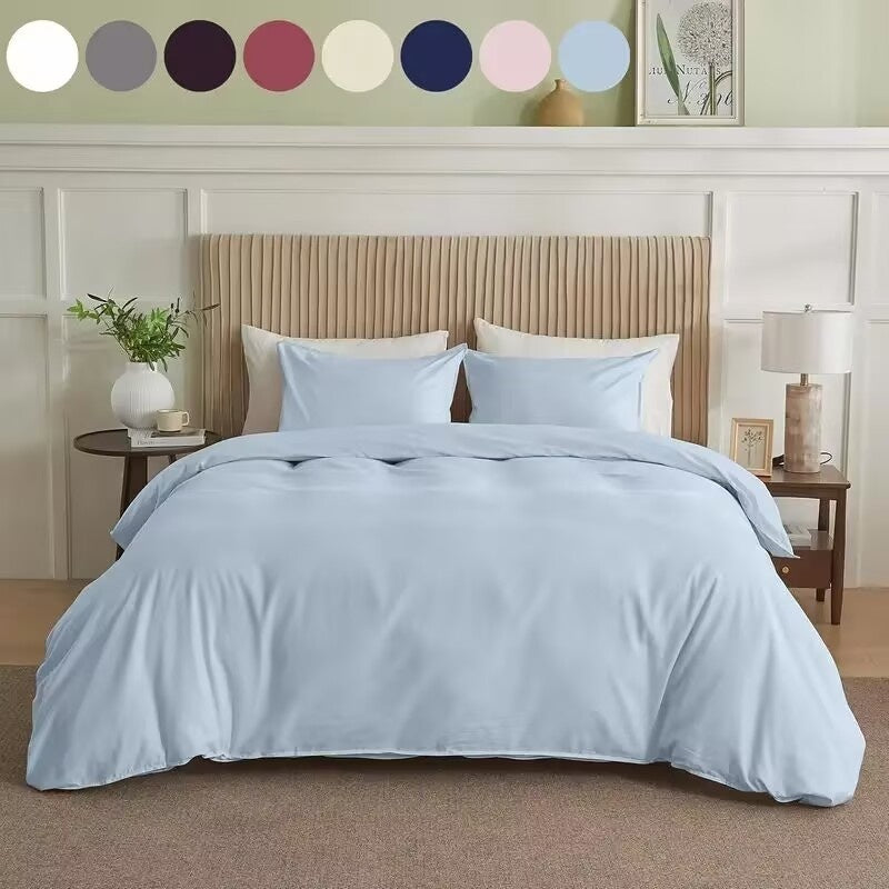 Serta Simply Clean Solid Duvet Cover