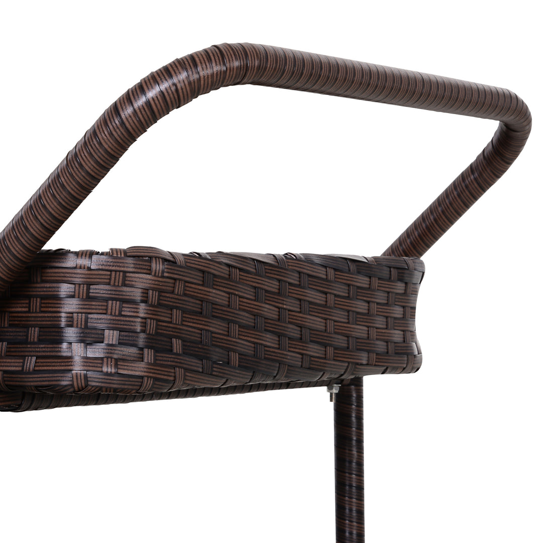 Rattan Outdoor Bar Table