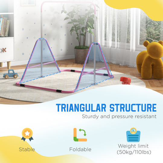 Folding Gymnastics Bar for Kids