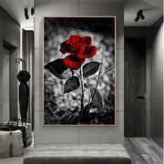 Modern Painting Art Rose Flower Poster Wall Art