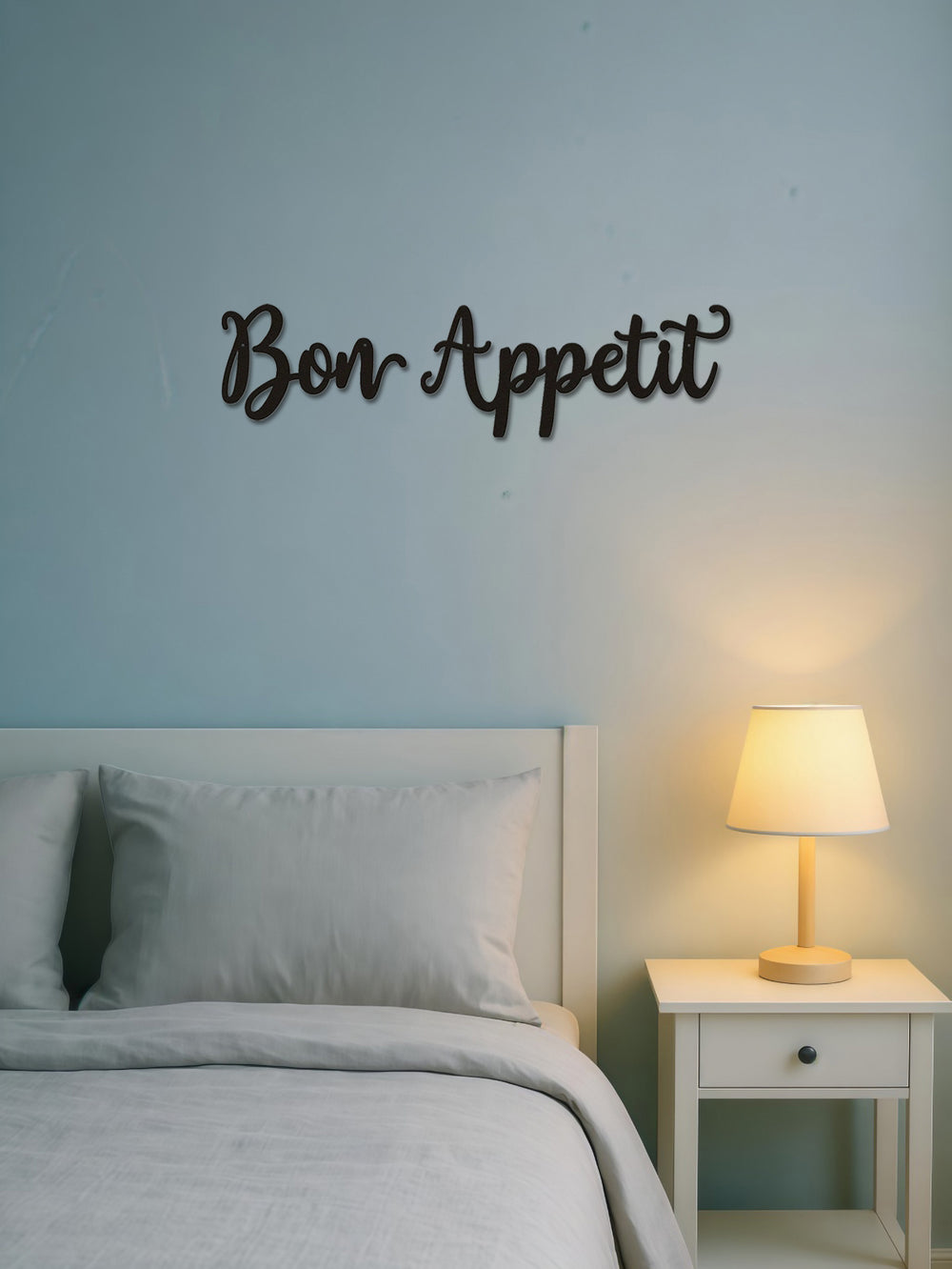 2pc Farmhouse Kitchen Wall Art,Appetit Wall Bon Appetit Metal Wall Sign