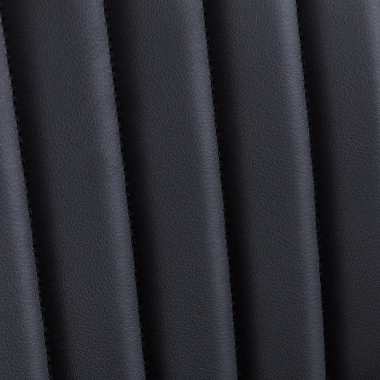 A&A Furniture, Dining Chairs Set Of 2 Mid Century Modern Retro Faux Leather Chair With Walnut Bentwo