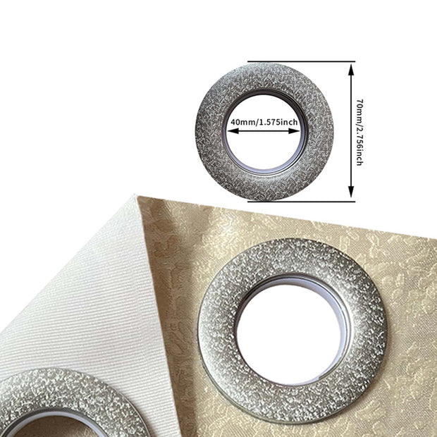 Living Room, Water Wave Curtains