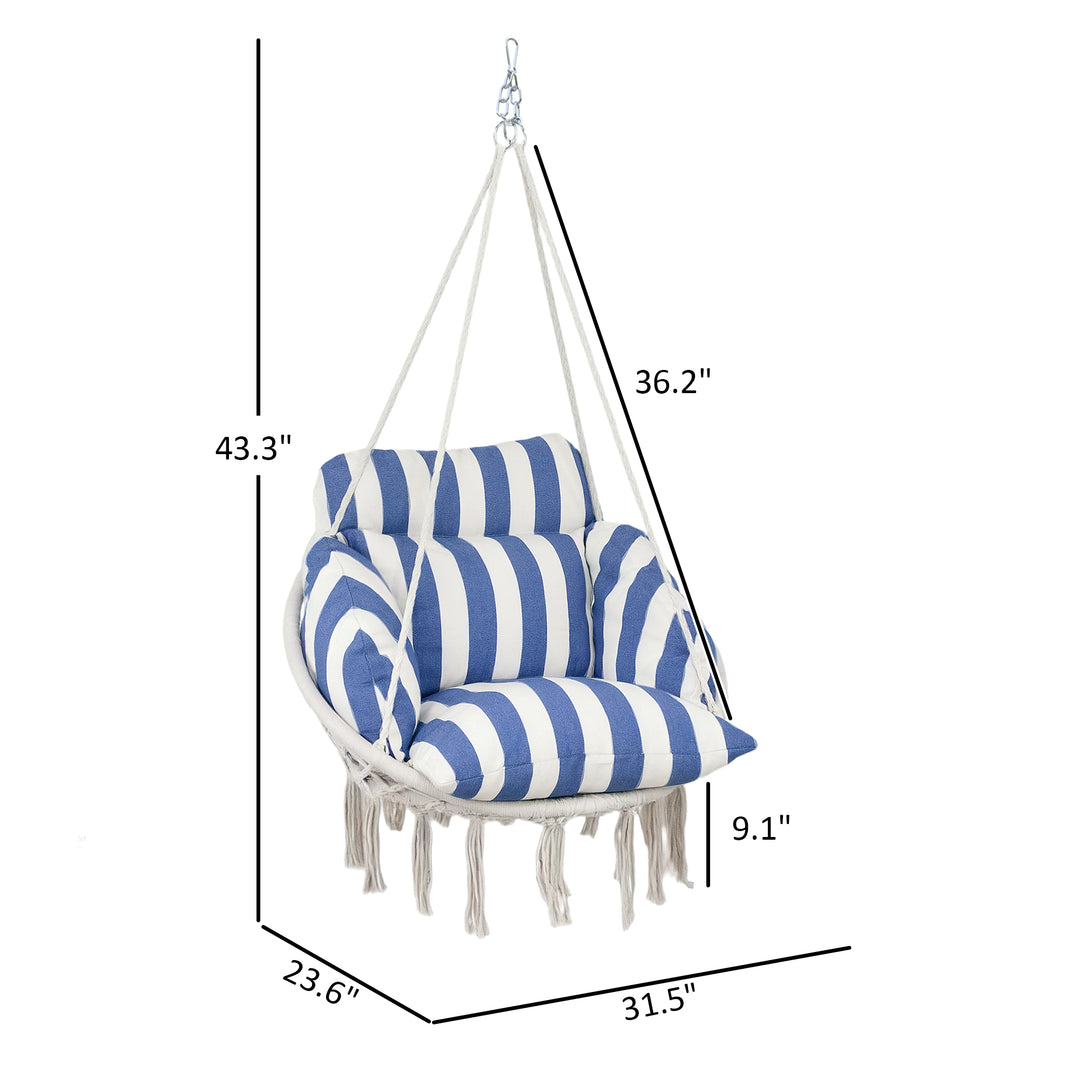 Hammock Swing Chair With Large Cushion
