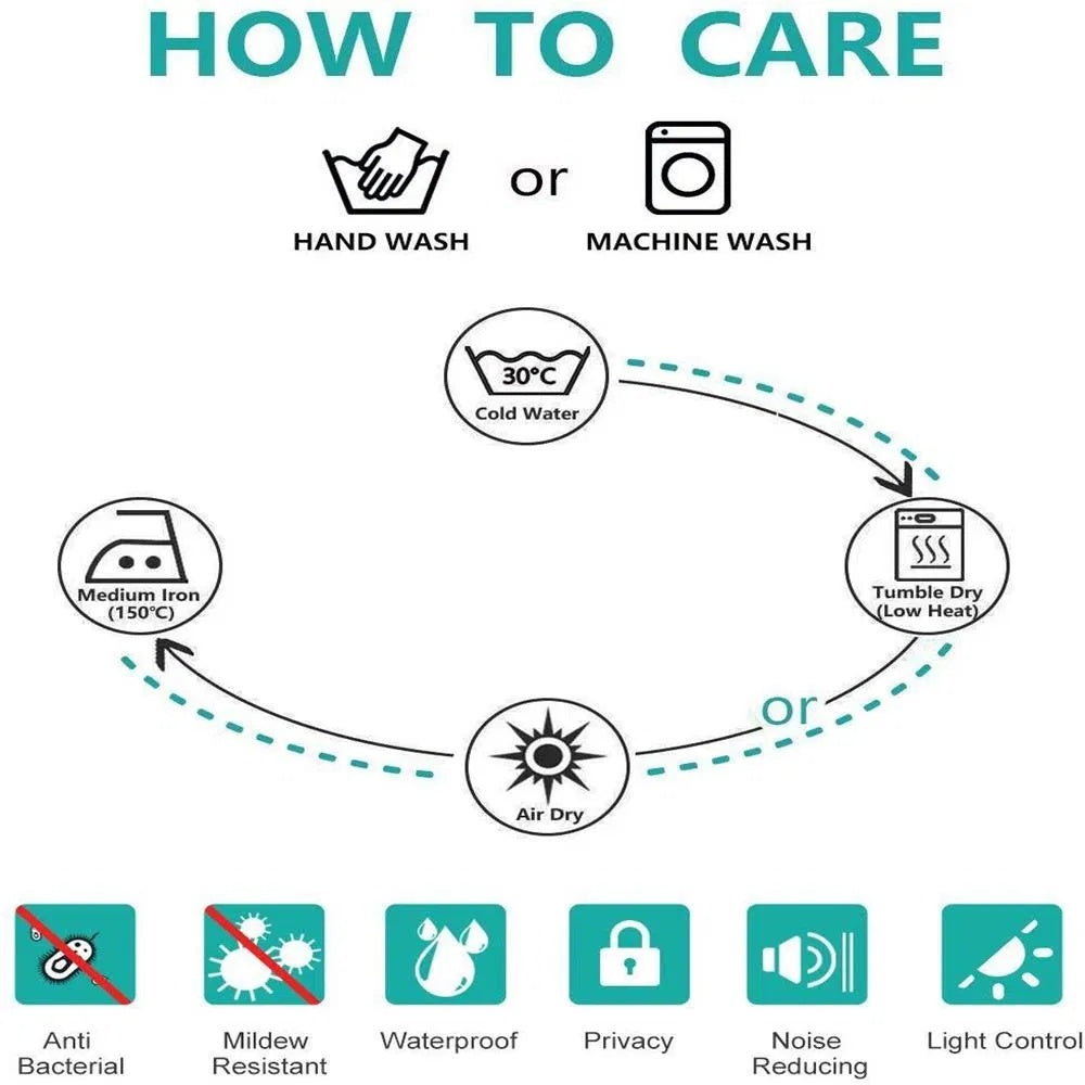 50 In. Wx 96 In. L Indoor Outdoor Curtains Window Curtain1 Panel