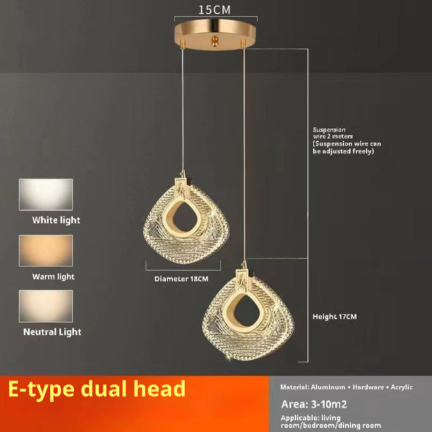 Light Luxury Bedroom Bedside Chandelier