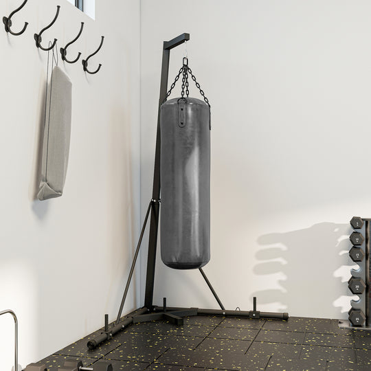 Height Adjustable Heavy Bag Stand with Weighted Base