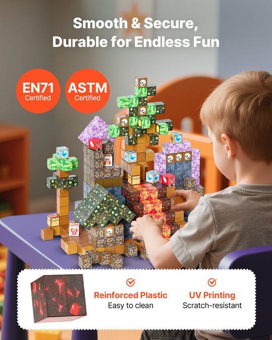 Dark Castle Magnetic Blocks 150 PCS