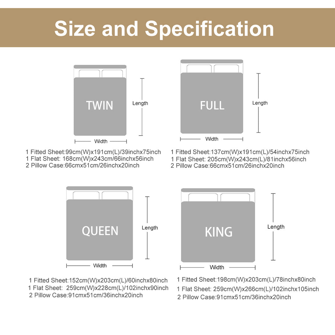 4pcs Cute Cat Cute Pet Series Beds 1 Bed Sheet 1 Bed Sheet And 2 Pillowcases Bedding, Suitable For All Seasons