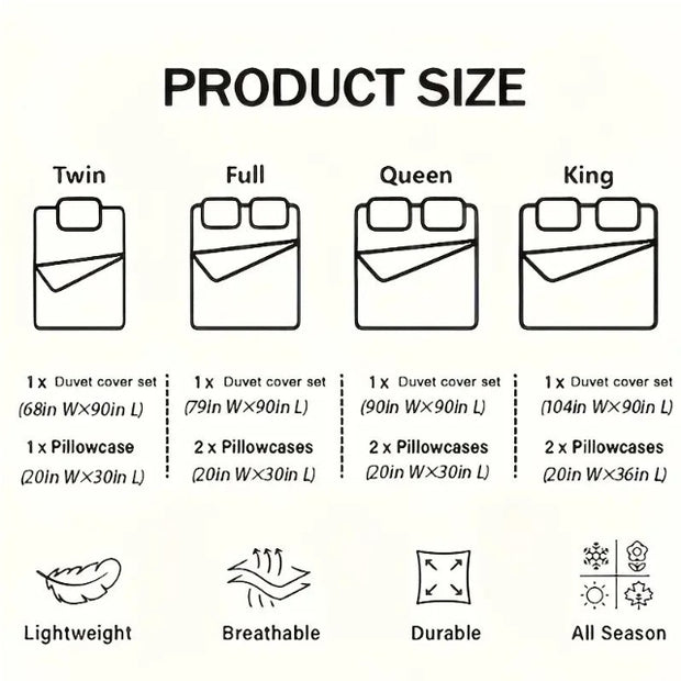 Big Flower Duvet Cover