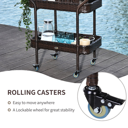 Rattan Outdoor Bar Table