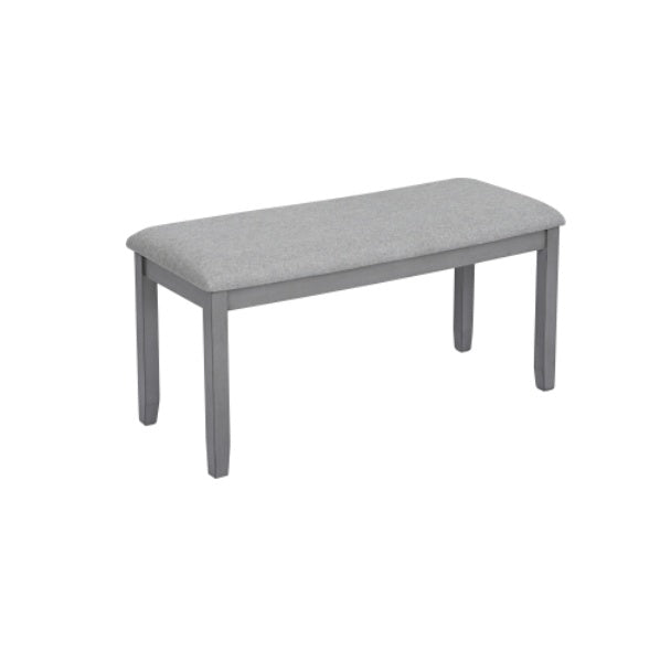 6 Piece Kitchen Dining Set, Rectangular Wooden Dining Table