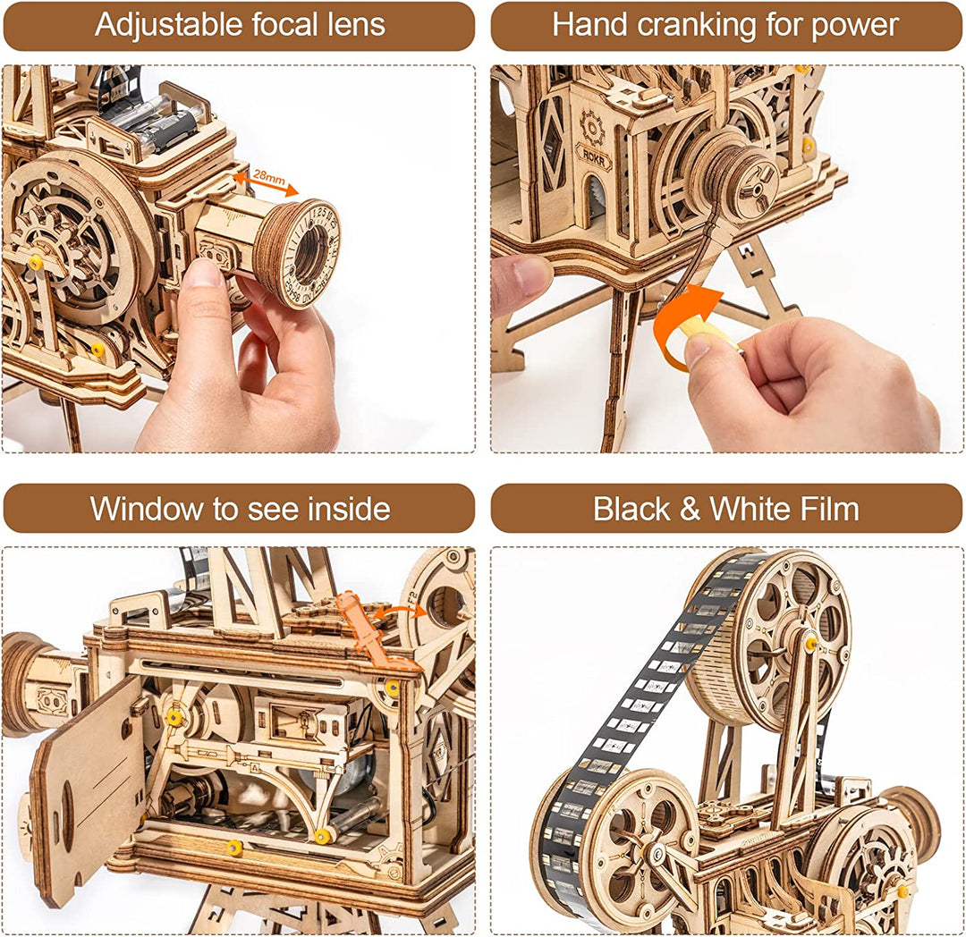 Wooden Puzzles Vitascope Movie Projector