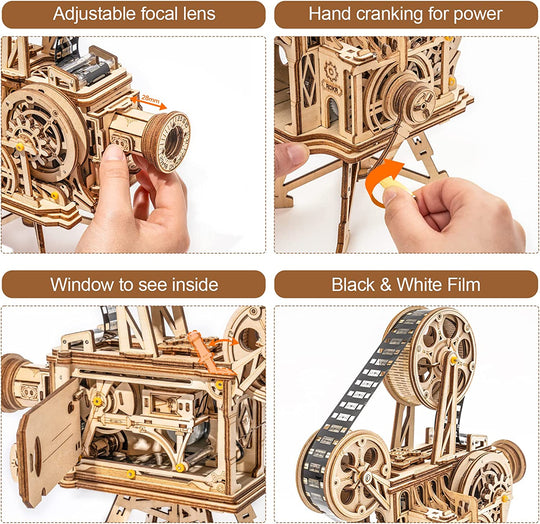Wooden Puzzles Vitascope Movie Projector