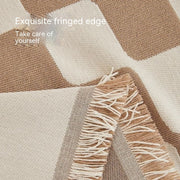 Chessboard Plaid Sofa Towel