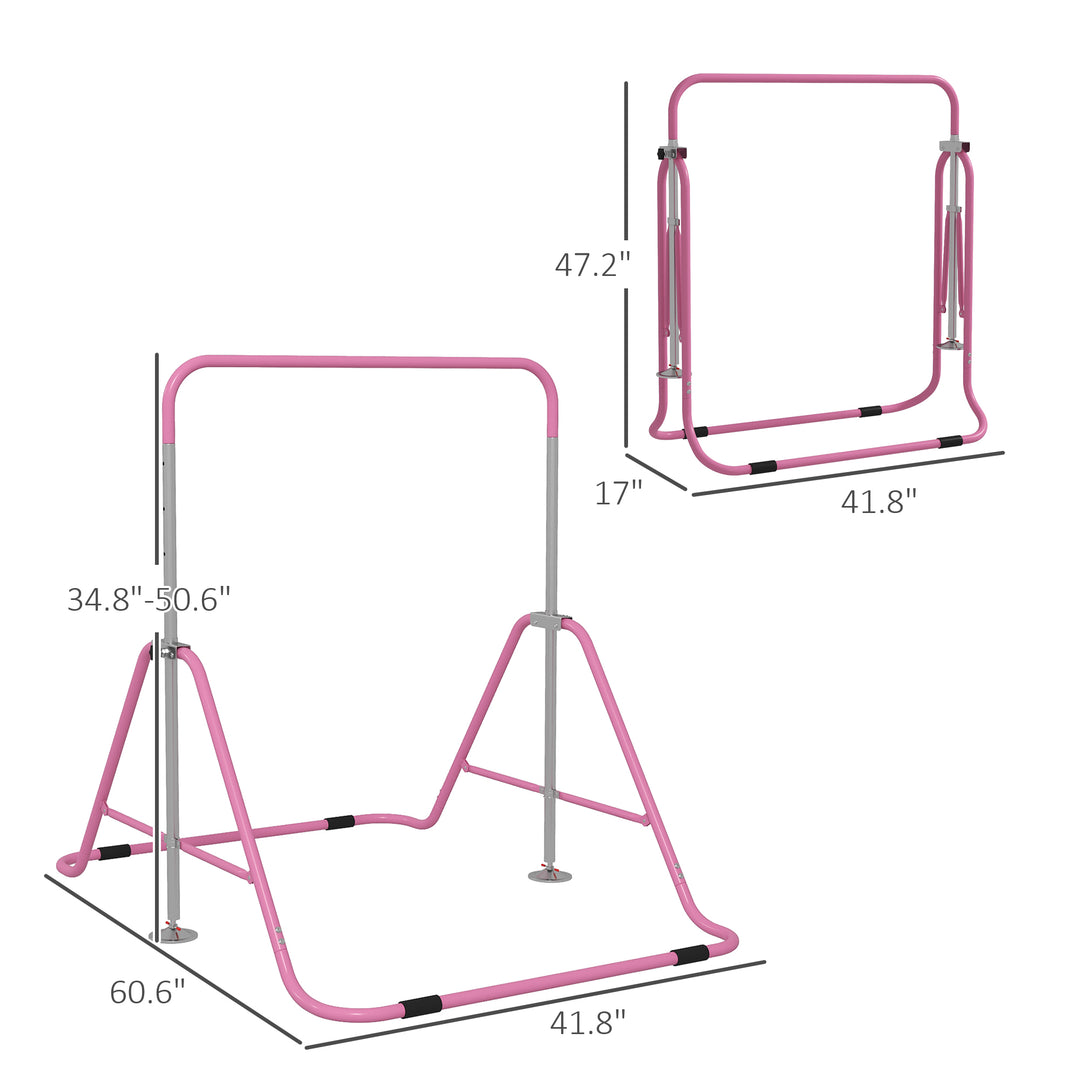 Folding Gymnastics Bar for Kids