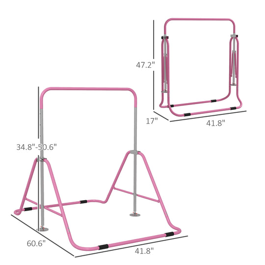 Folding Gymnastics Bar for Kids