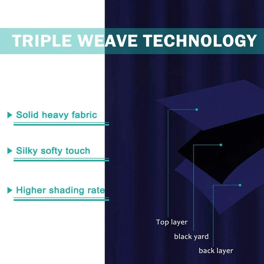 50 In. Wx 96 In. L Indoor Outdoor Curtains Window Curtain1 Panel