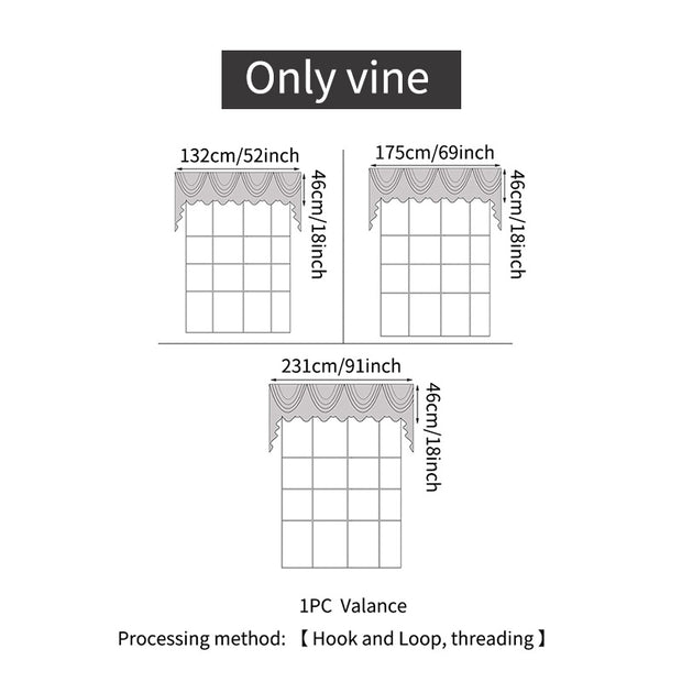 Living Room, Water Wave Curtains