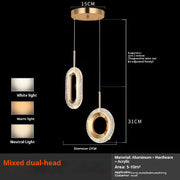 Light Luxury Bedroom Bedside Chandelier