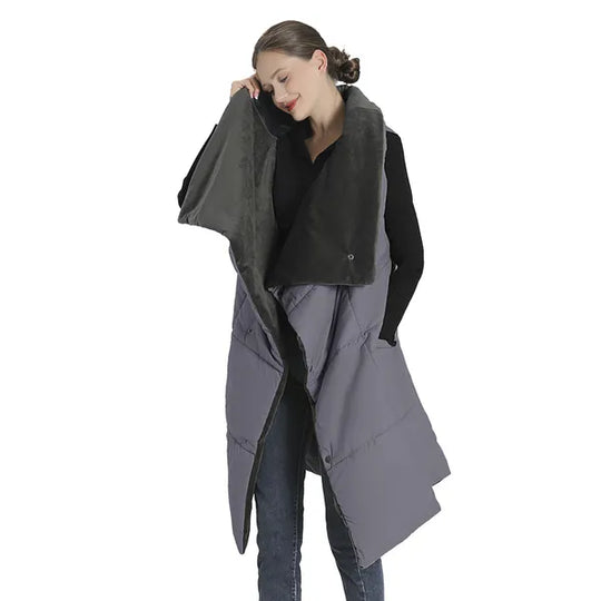 USB Heated Blanket Electric Heated Poncho Shawl