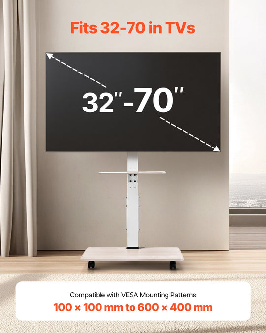 Rolling TV Stand