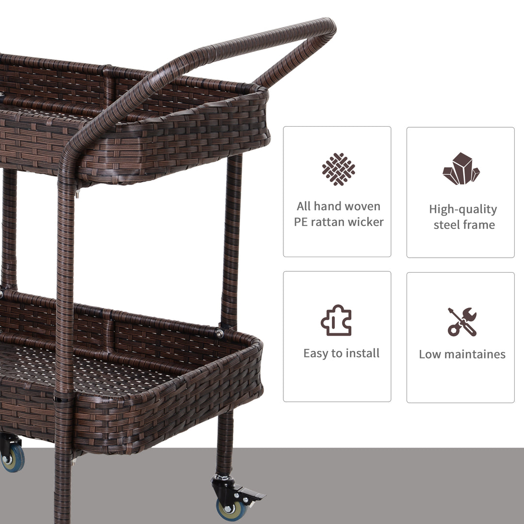 Rattan Outdoor Bar Table