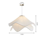 Bedroom Light Yarn Petal Chandelier