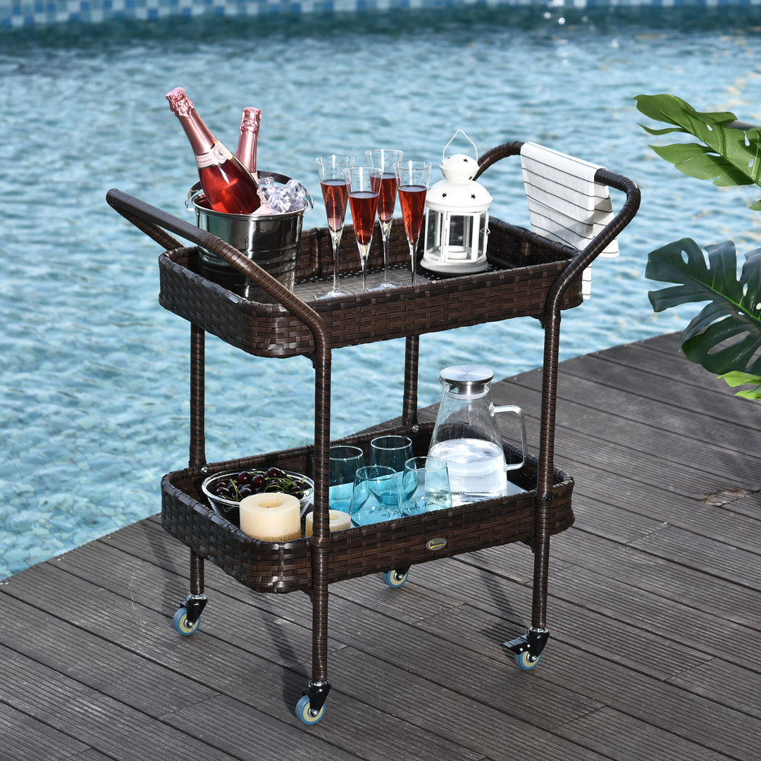 Rattan Outdoor Bar Table