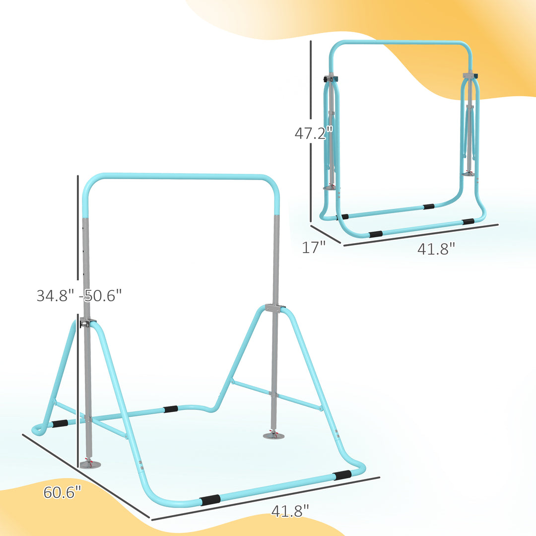 Folding Gymnastics Bar for Kids