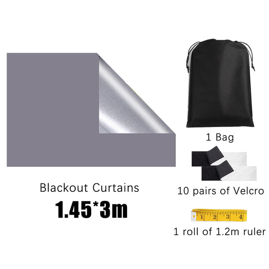 Blackout Shades Window Cover Grey Blackout Curtains