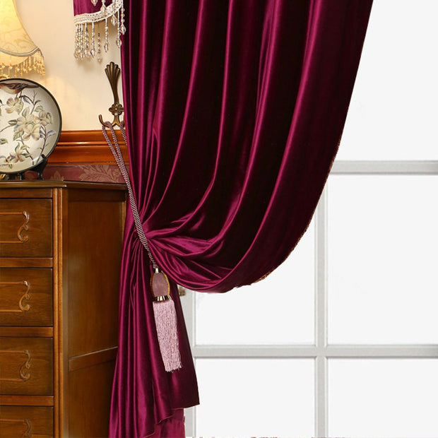 Living Room, Water Wave Curtains