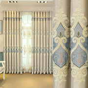 Crown European Embroidery Cloth Mesh Curtains