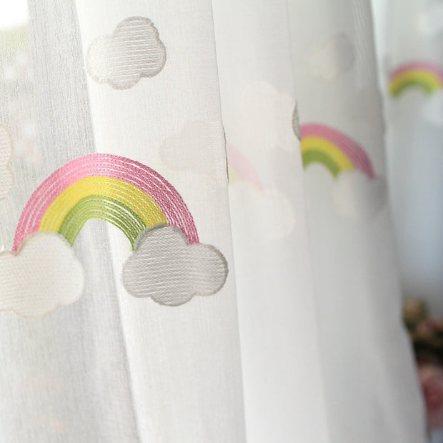 Rainbow Mesh Curtains