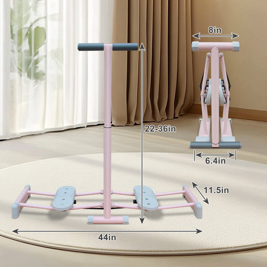 Ski Machine Foldable, Simulated Ski Trainer